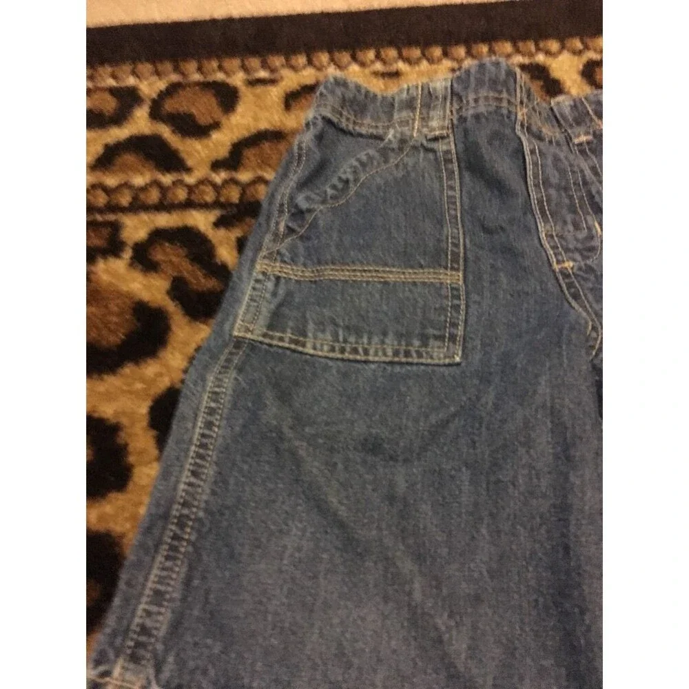 Carter's Boys Pull-On Jean Shorts Pockets Elastic Waist Size 7 Blue